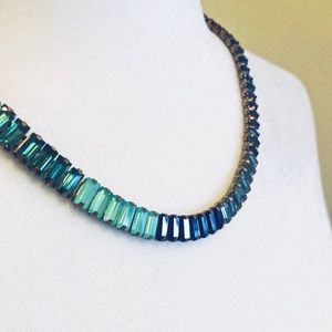 Banana Republic baguette multi colored necklace